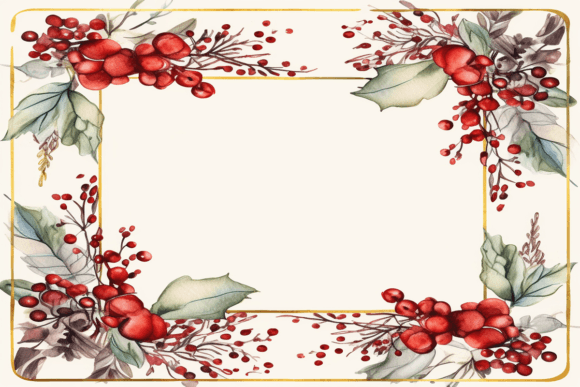 Christmas Frame Background for Creative Design Projects