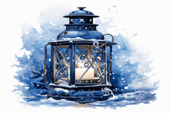 Christmas Oil Lamp Background: A Versatile Design Element