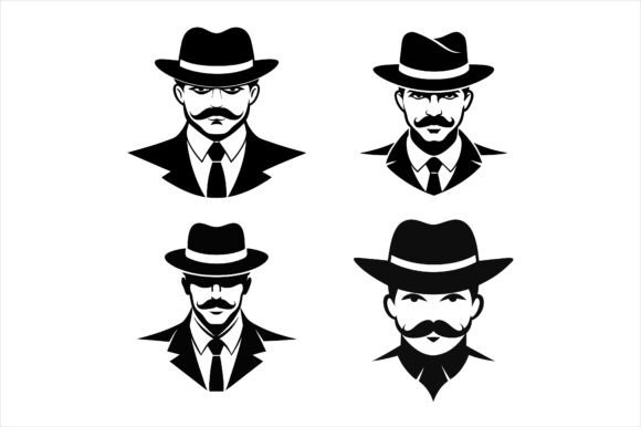 Gentleman Mustache Icon Bundle: The Ultimate Design Resource for Modern Creatives