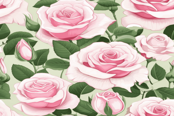 Pink Rose Seamless Patterns: A Versatile Design Asset