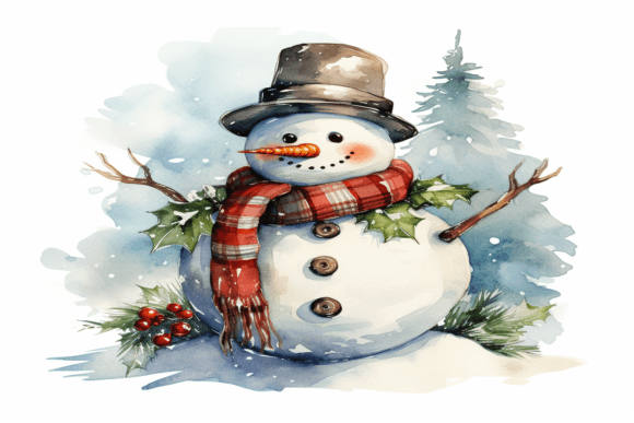 Snowman Background: A Versatile Design Element for Creative Projects