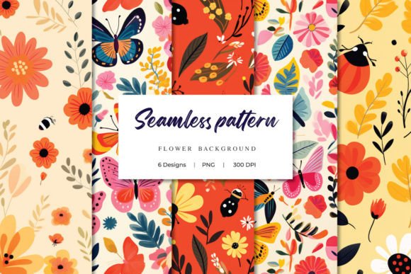 Understated Boho Blossom Seamless Design