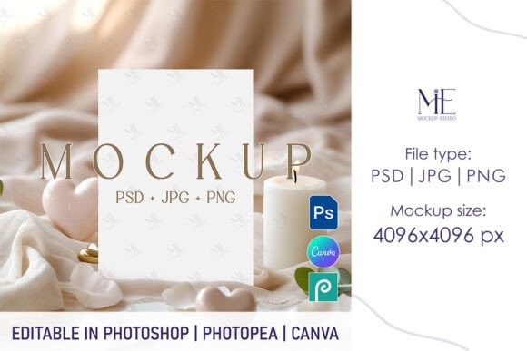 Valentine s Day 5x7 Invite Card Mockup: A Creative Tool for Memorable Designs
