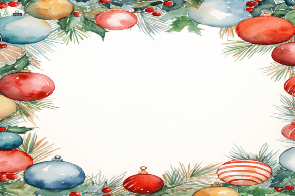 Watercolor Christmas Frame: A Strategic Design Element for Creative and Professional Projects